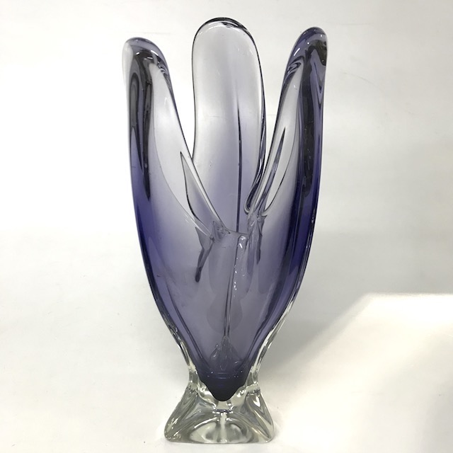 ART GLASS (VASE), Purple